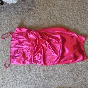 Hot pink dress